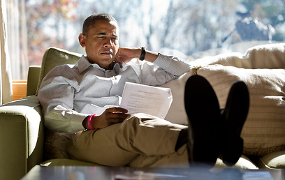 Obama head of Monday's debate (Photo: AFP)