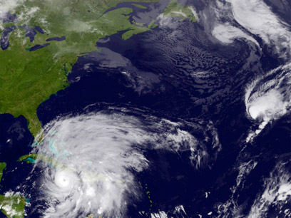 הסופה לא צפויה להגיע למזרח ארה"ב (צילום: EPA) (צילום: EPA)