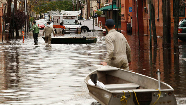 נזקי הסופה סנדי בניו ג'רזי. רק הקדמה? (צילום: רויטרס) (צילום: רויטרס)
