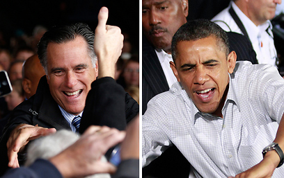 אובמה ורומני מתקרבים לבוחרים (צילום: רויטרס, AFP) (צילום: רויטרס, AFP)
