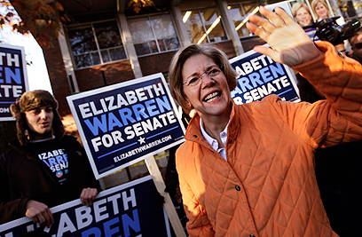 אליזבת וורן הדמוקרטית. מחליפה רפובליקני בסנאט (צילום: רויטרס) (צילום: רויטרס)