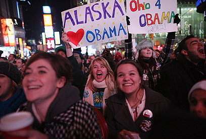 הנשיא קיבל תמיכה כמעט בכל חלקי ארה"ב (צילום: AFP) (צילום: AFP)