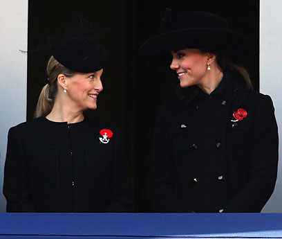 הדוכסית קייט והדוכסית סופי בטקס (צילום: Gettyimages) (צילום: Gettyimages)