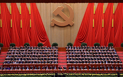 שינויים בצמרת פעם בעשור. קונגרס המפלגה הקומוניסטית בבייג'ינג (צילום: AFP) (צילום: AFP)