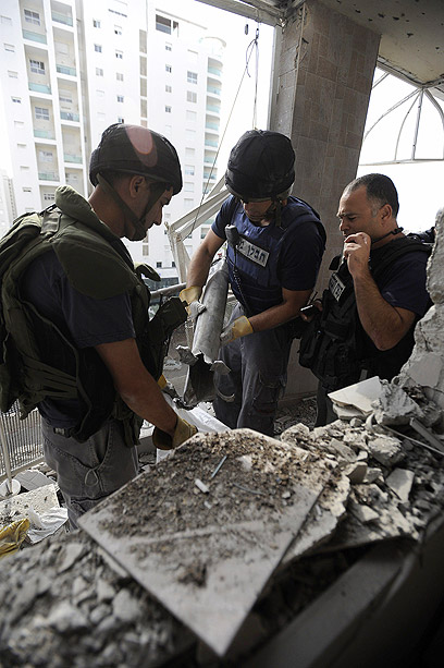ההרס מהגראד באשדוד (צילום: AFP) (צילום: AFP)