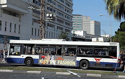 24 פצועים בפיגוע האוטובוס בתל-אביב (צילום: Gettyimages) (צילום: Gettyimages)