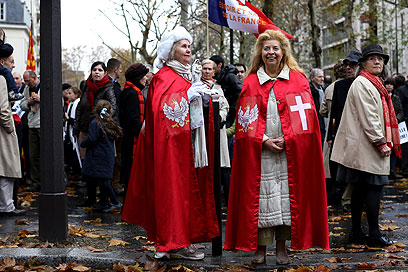 תגובות סוערות בצרפת. הפגנה של מתנגדים לרפורמה (צילום: MCT) (צילום: MCT)