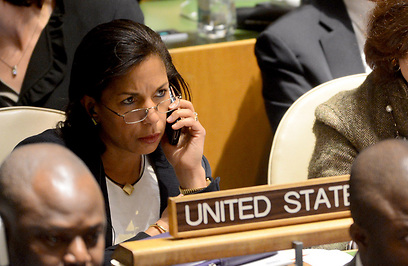 רייס באו"ם. כנראה תמשיך לשמש שגרירה בינתיים (צילום: AFP) (צילום: AFP)