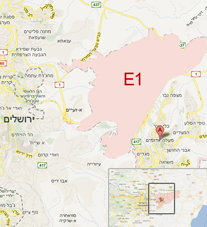 אזור E1: חיבור טריטוריאלי של ירושלים ומעלה אדומים  ()