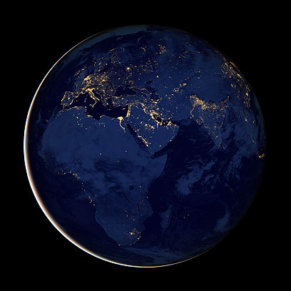 ישראל במרכז. אפריקה, אסיה וחלק מאירופה (צילום: EPA) (צילום: EPA)