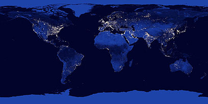 קרוב יבשות (צילום: AFP PHOTO, NASA Earth Observatory,NOAA NGDC) (צילום: AFP PHOTO, NASA Earth Observatory,NOAA NGDC)