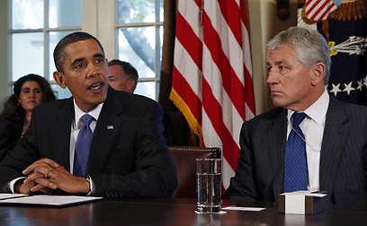 About-face. Obama and Hagel (Photo: Reuters)