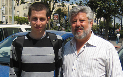 Baskin with Shalit (Photo courtesy of Gershon Baskin)
