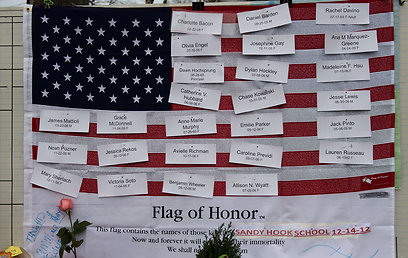 Names of Newtown massacre victims (Photo: AFP)