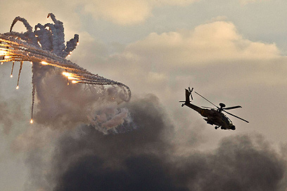מסוק קרב בפעולה (צילום: AFP) (צילום: AFP)