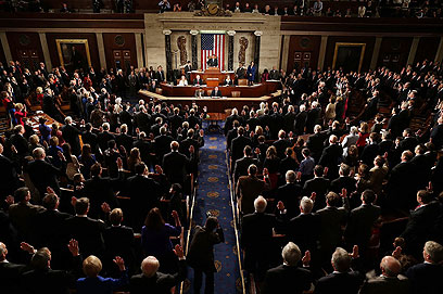 התעוררות רפובליקנית בסוגיית המהגרים. בית הנבחרים (צילום: AFP) (צילום: AFP)