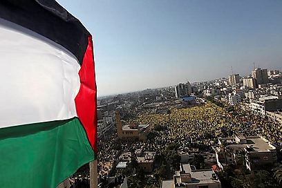 Gaza celebrates 48 years to Fatah's establishment  (Photo: EPA)