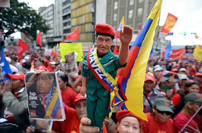 "השבעה" מאולתרת לצ'אבס בינואר השנה. הוא לא הגיע (צילום: AFP) (צילום: AFP)
