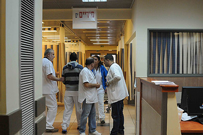 חדר המיון בבית החולים זיו בצפת (צילום: אביהו שפירא) (צילום: אביהו שפירא)