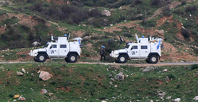כוחות או"ם בגבול לבנון (צילום: אביהו שפירא) (צילום: אביהו שפירא)