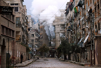המערכה על דמשק נמשכת (צילום: רויטרס) (צילום: רויטרס)