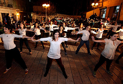 רוקדות גם בירושלים (צילום: גיל יוחנן) (צילום: גיל יוחנן)