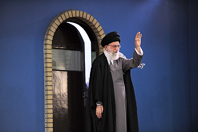 המנהיג האיראני העליון חמינאי. "המשטר הנוכחי הוא סכנה לעולם" (צילום: AFP) (צילום: AFP)