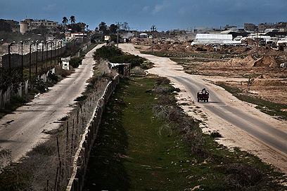 גבול מצרים-עזה (צילום: EPA) (צילום: EPA)