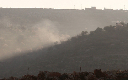 אש באזור קוסרא (צילום: עידו ארז) (צילום: עידו ארז)