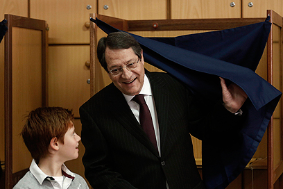 ניקוס אנאסטסיאדס, מועמד הימין והמנצח הגדול בבחירות (צילום: רויטרס) (צילום: רויטרס)