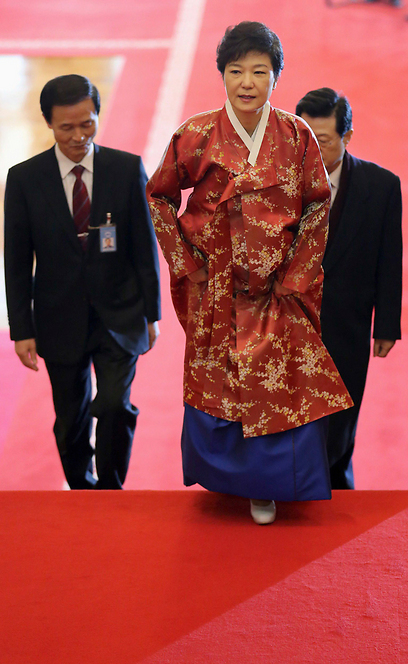 נשיאת דרום קוריאה החדשה, פארק ג'ן-הייאה (צילום: רויטרס) (צילום: רויטרס)