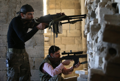 Rebels in Aleppo, Syria (Photo: AP)