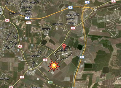 זירת ההתרסקות (צילום: Google maps) (צילום: Google maps)