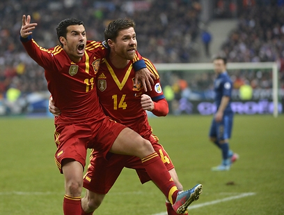 נבחרת ספרד. דל בוסקה הודף את הביקורות על שיעמום (צילום: AFP) (צילום: AFP)
