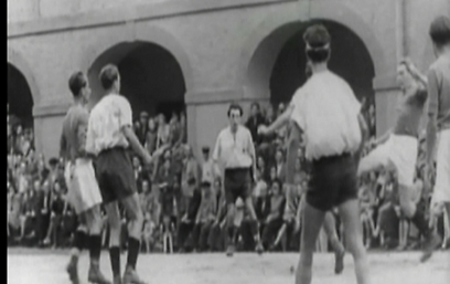 מתוך סרט התעודה הנאצי על טרזין. עולים להתקפה (צילום : ערוץ 2) (צילום : ערוץ 2)