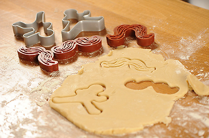 קורצי עוגיות שפם ונינג'ה "פרד"  (צילום: דודו אזולאי) (צילום: דודו אזולאי)