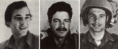 גבריאל ברעם, דוד גלזר וצבי צימר ז"ל (צילום: אתר יזכור) (צילום: אתר יזכור)