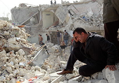העיר חלב שבסוריה, לאחר הפצצה (צילום: רויטרס) (צילום: רויטרס)