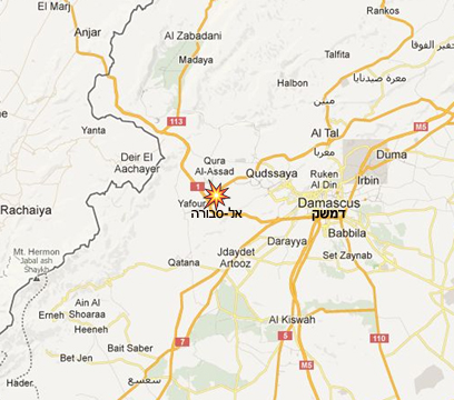 לפי דיווח בלבנון, זה המקום שהותקף  (צילום: Google maps) (צילום: Google maps)