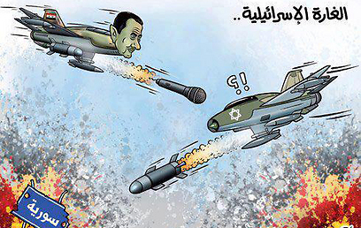 ישראל מפציצה את סוריה, אסד תוקף אותה - במילים בלבד ()