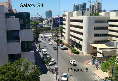 בהשוואה מול האייפון 5 אין הבדלים בולטים. תמונה חדה וברורה (צילום: שחר שושן) (צילום: שחר שושן)