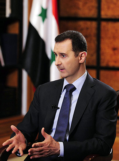 הנשיא אסד. ממשיך לכבוש את ערי סוריה (צילום: EPA) (צילום: EPA)