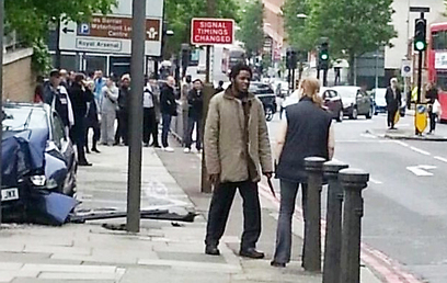 Scene of soldier's murder in London