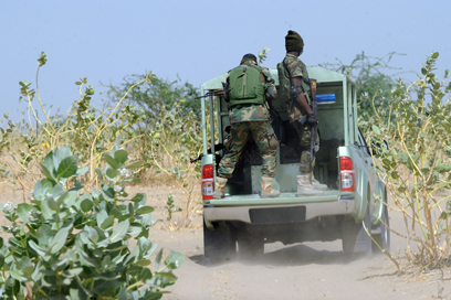 כוח מיוחד של צבא ניגריה במדינת נורו שבצפון (צילום :AFP) (צילום :AFP)