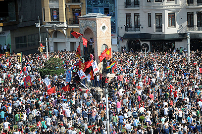 כיכר המחאה (צילום: AFP) (צילום: AFP)