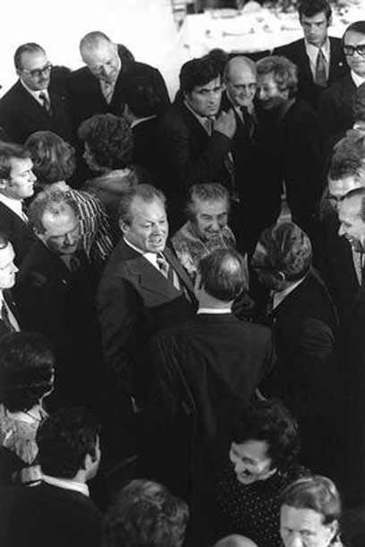 הקנצלר הגרמני ברנדט בביקור בכנסת ב-1973 (צילום: הרמן חנניה, לע"מ ) (צילום: הרמן חנניה, לע