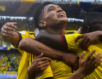 גוטיירס וקולומביה כבר רואים באופק את ברזיל 2014 (צילום: AFP) (צילום: AFP)