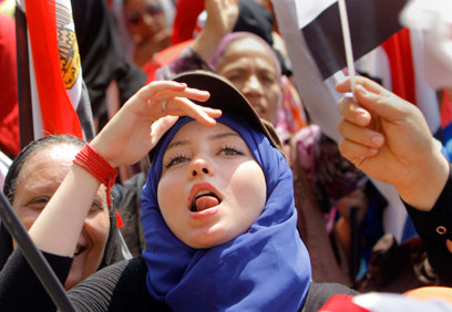Protesters in Cairo (Photo: AP)