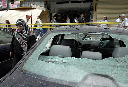 Scene of recent blast at Hezbollah stronghold in Beirut (Photo: AP)