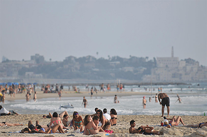 חוף הים בתל אביב. חוויה אחרת בקרוב? (צילום:ירון ברנר) (צילום:ירון ברנר)